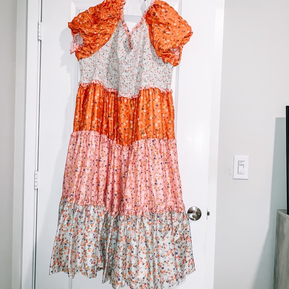 5X Ivy City Co Emily Dress in Sorbet | Summer Floral